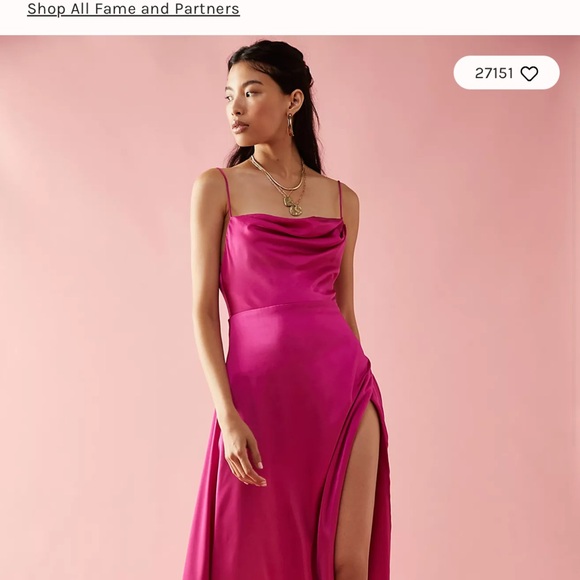 Fame and Partmers discontinued Rosabel maxi dress in Bronze - Picture 6 of 10